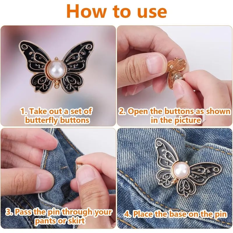 Removable Butterfly Waist Adjustment Buckle