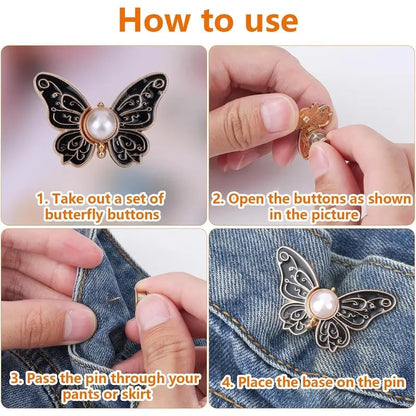 Removable Butterfly Waist Adjustment Buckle