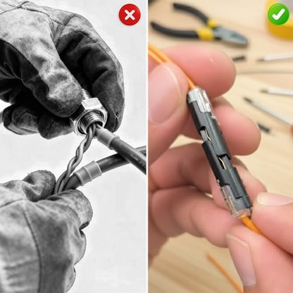 Wire Nut Killer:  Double-Wire Push-In Connector