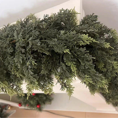 🎄Lush Artificial Cedar Garland