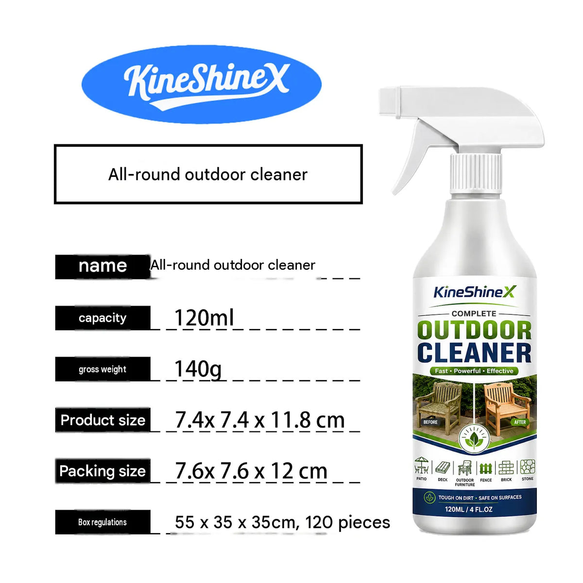 🤍Effective Multi-Surface Outdoor Patio Cleaner