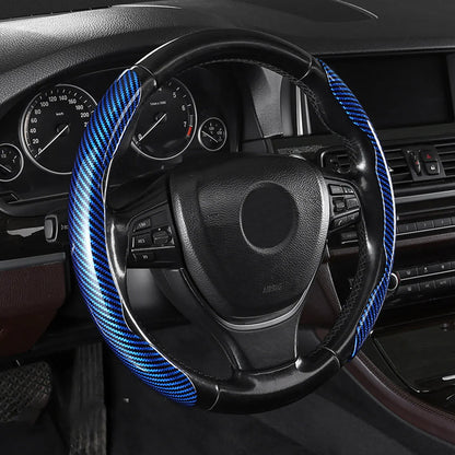 🎉Non-Slip Half Cover Car Steering Wheel Protector | Easy Clip On Installation