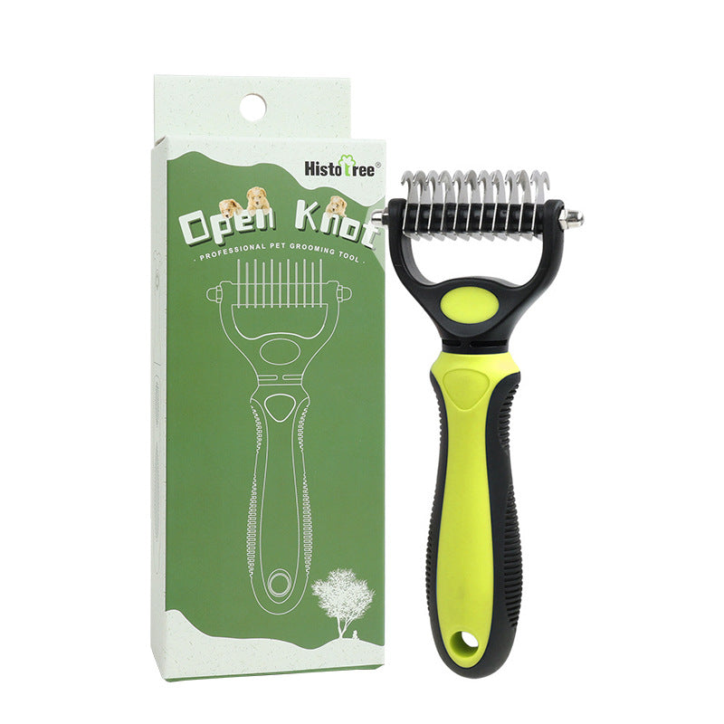⏰🔥 Professional Pet Shedding Comb – Effectively Removes Loose Hair 🐾✅