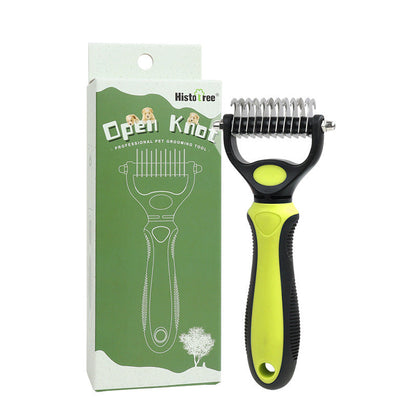 ⏰🔥 Professional Pet Shedding Comb – Effectively Removes Loose Hair 🐾✅