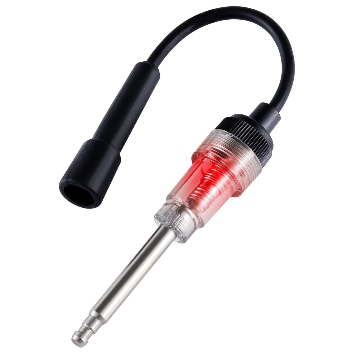 Inline Spark Plug Tester – Engine Ignition Diagnostic Tool for Cars, Motorcycles & Lawn Mowers 🚗⚡