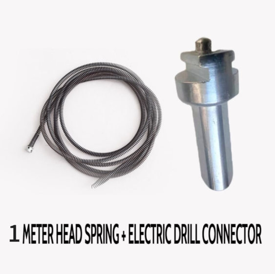 🚿 ¡50% DE DESCUENTO! 🎉 Muelle eléctrico para desatascador – Potente, Flexible y Ligero 🪠📦