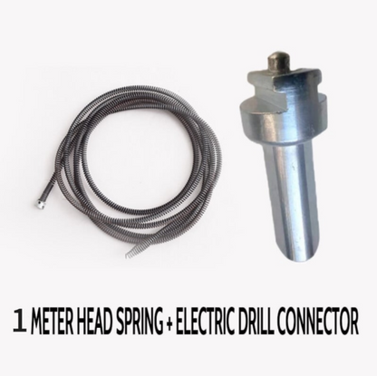 🚿 ¡50% DE DESCUENTO! 🎉 Muelle eléctrico para desatascador – Potente, Flexible y Ligero 🪠📦