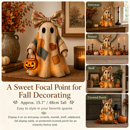 Lighted Vintage Patchwork Ghost 👻 Buy 2 Free Shipping