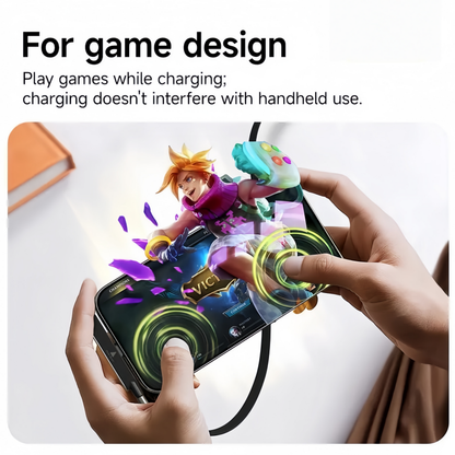 Cable de carga 2 en 1 desmontable con SuperCharge de 240 W y soporte invisible giratorio de 360°