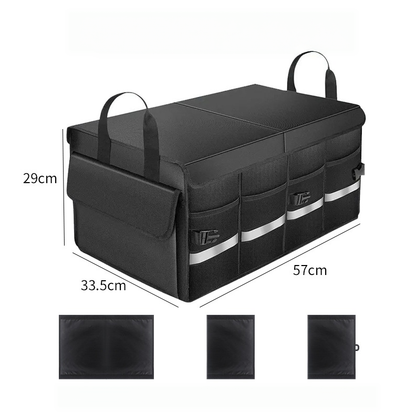 📢📢50% OFF !!!⏰Foldable Car Trunk Storage Organizer with Lid
