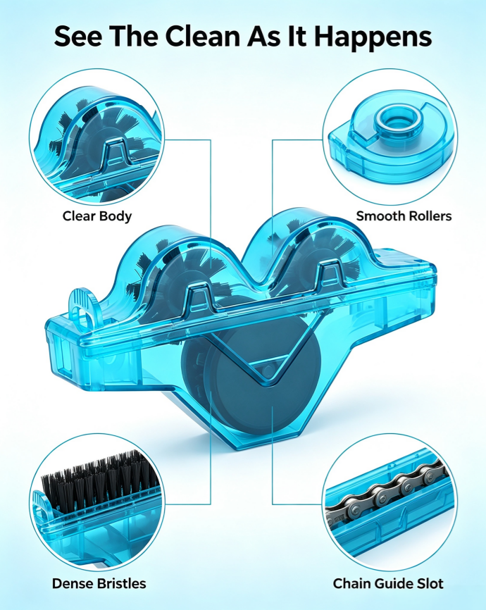 ⏰Bike Chain Scrubber