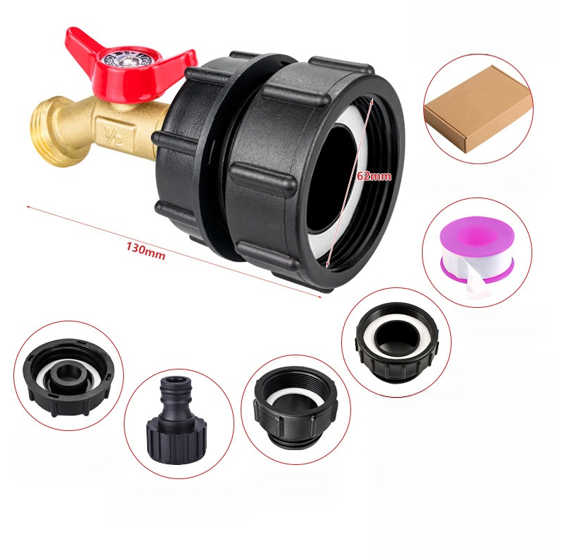 🤍IBC Tank Brass Nozzle Adapter
