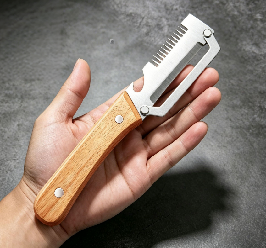 🔪3-in-1 Stainless Steel Vegetable Peeler, Julienne Cutter and Bottle Opener✨