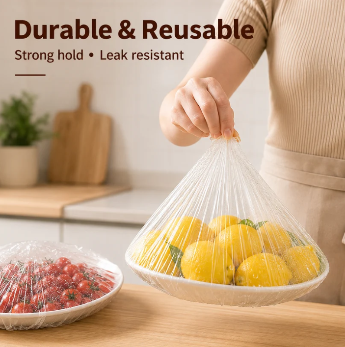 🔥100PCS Disposable Stretch Food Covers for Bowls & Plates