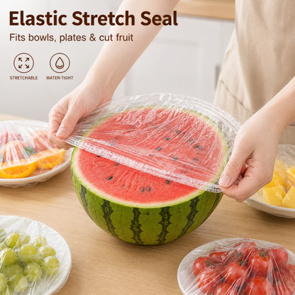 🔥100PCS Disposable Stretch Food Covers for Bowls & Plates