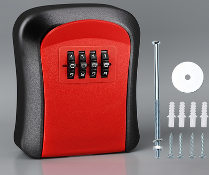 Never Get Locked Out Again 🔐 | 4-Digit Wall-Mounted Key Lock Box