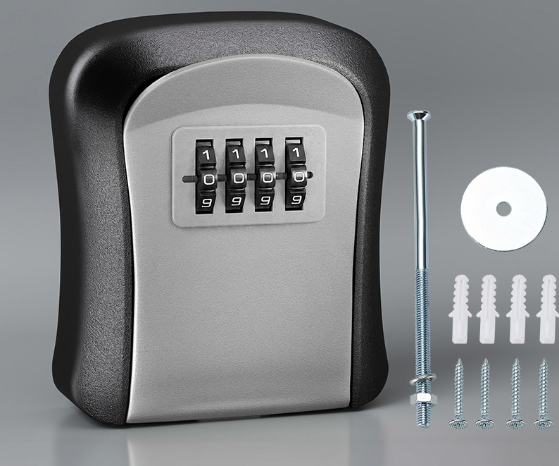 Never Get Locked Out Again 🔐 | 4-Digit Wall-Mounted Key Lock Box