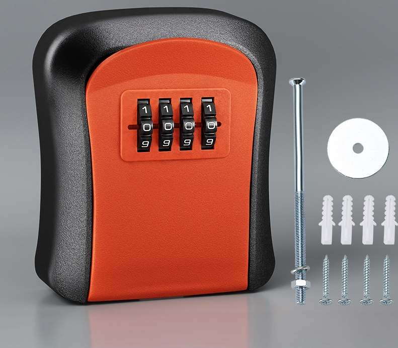 Never Get Locked Out Again 🔐 | 4-Digit Wall-Mounted Key Lock Box