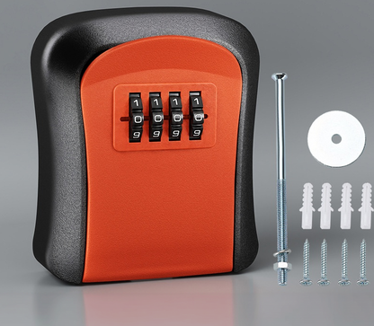 Never Get Locked Out Again 🔐 | 4-Digit Wall-Mounted Key Lock Box