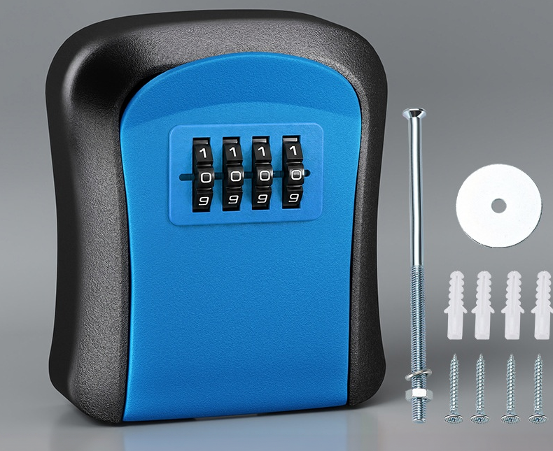 Never Get Locked Out Again 🔐 | 4-Digit Wall-Mounted Key Lock Box