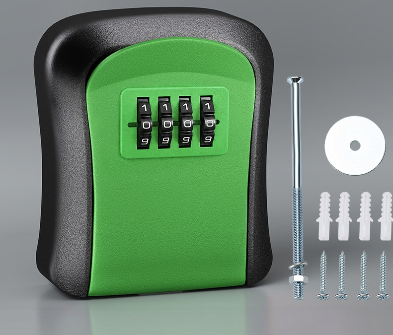 Never Get Locked Out Again 🔐 | 4-Digit Wall-Mounted Key Lock Box