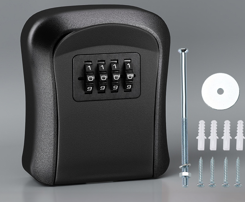 Never Get Locked Out Again 🔐 | 4-Digit Wall-Mounted Key Lock Box