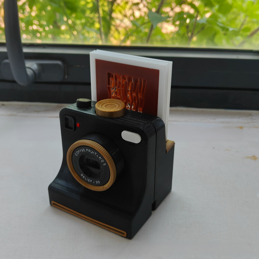 ☕📸 One-Touch Latte Art Camera – 3D Coffee Stencil Printer Kit for Custom Drink Designs ✨