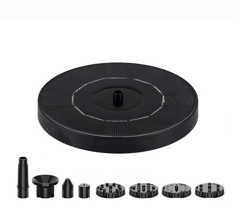 🔥Hot Sales 56% OFF🔥Solar Fountain, Solar Powered Bird Bath Fountain Pump with 4 Nozzles 1.4W Solar Panel Kit Water Pump, Outdoor Watering Submersible Pump for Pond, Pool, Garden, Fish Tank