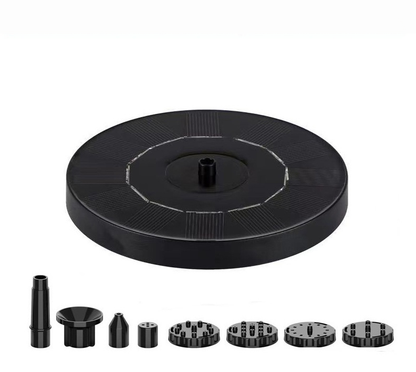 🔥Hot Sales 56% OFF🔥Solar Fountain, Solar Powered Bird Bath Fountain Pump with 4 Nozzles 1.4W Solar Panel Kit Water Pump, Outdoor Watering Submersible Pump for Pond, Pool, Garden, Fish Tank