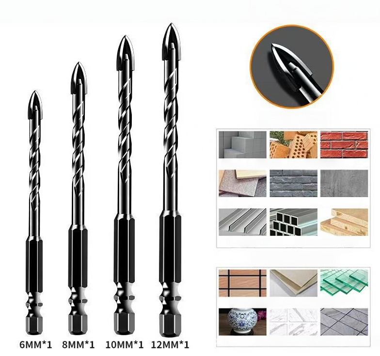 🔥🛠️Eccentric Drill Bit | Drill Tile, Brick & Concrete Without Cracking!