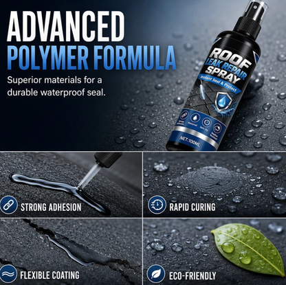 🌧️Strong Adhesion Waterproof Leak Repair Spray, One Coat Stop Leak Repair Agent Spray💪