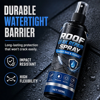 🌧️Strong Adhesion Waterproof Leak Repair Spray, One Coat Stop Leak Repair Agent Spray💪