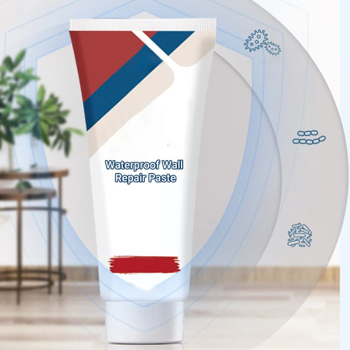 🥳2026 HOT SALE🥳💞50K+ SOLD! 🥩🍴 49% OFF!All-in-One Wall Repair Paste with Roller Brush