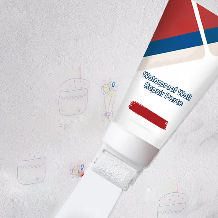 🥳2026 HOT SALE🥳💞50K+ SOLD! 🥩🍴 49% OFF!All-in-One Wall Repair Paste with Roller Brush