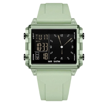⌚ 48% OFF NOW! 💥 Water-Resistant Transparent Digital Watch – 50M, luminous display & hybrid design – Perfect for sports & daily wear ✨