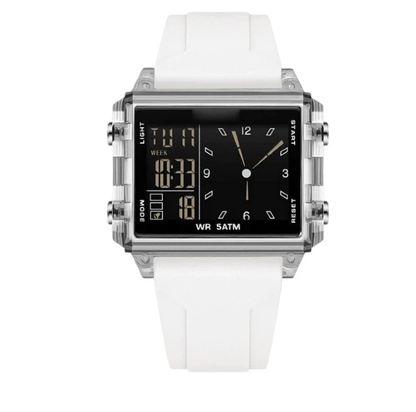⌚ 48% OFF NOW! 💥 Water-Resistant Transparent Digital Watch – 50M, luminous display & hybrid design – Perfect for sports & daily wear ✨