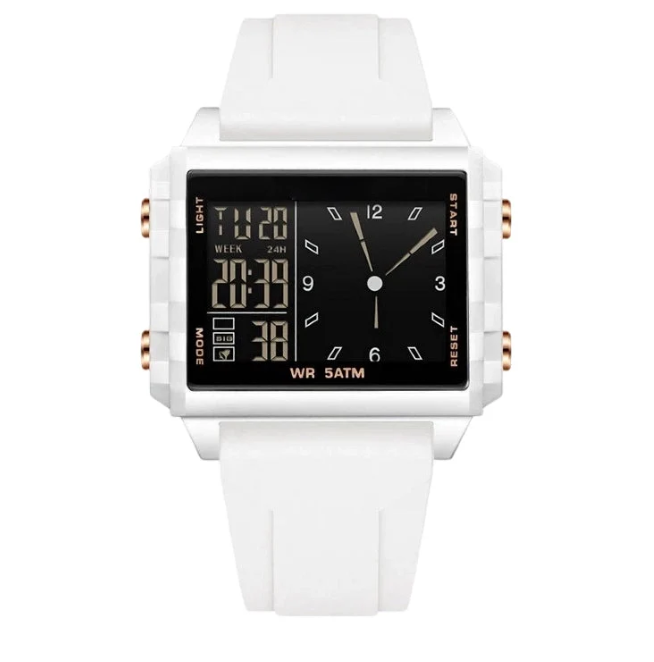 ⌚ 48% OFF NOW! 💥 Water-Resistant Transparent Digital Watch – 50M, luminous display & hybrid design – Perfect for sports & daily wear ✨