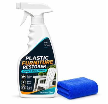 ⏳ Last day to save 49% – Plastic Furniture Restorer Spray