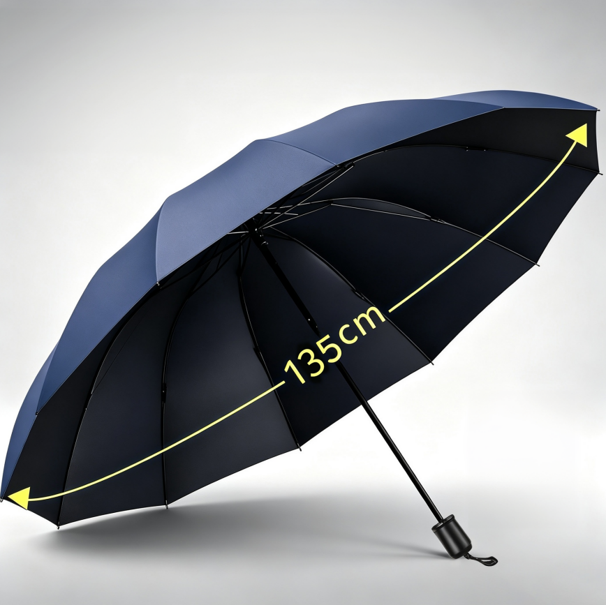 Extra Large Windproof Folding Umbrella