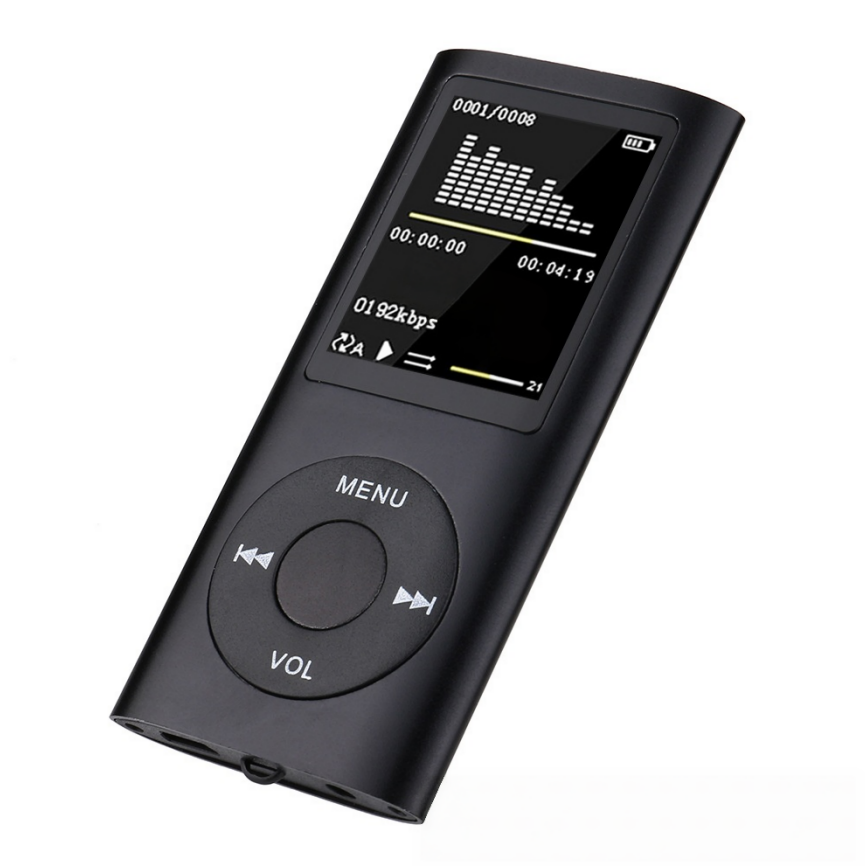 🎵 Pocket MP3 Player – Offline Music, Bluetooth Audio & LCD Screen