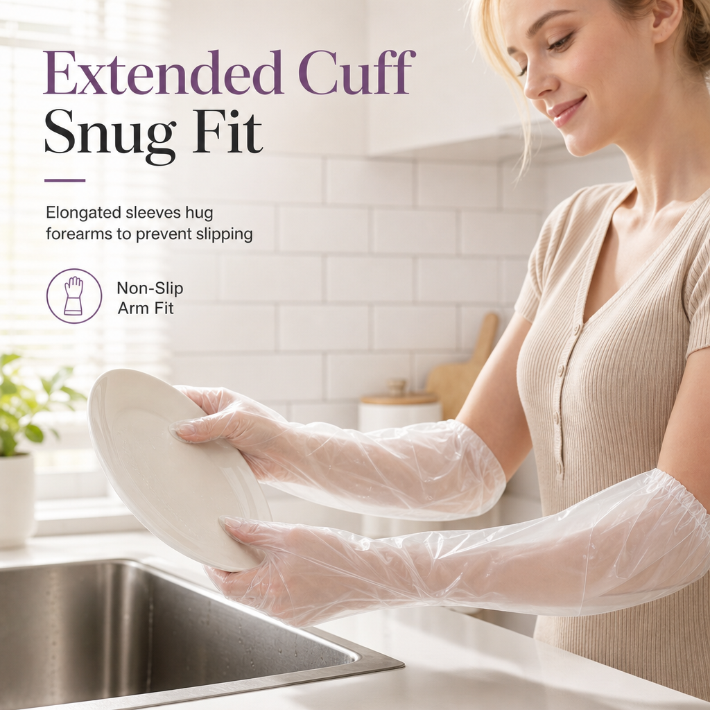 ⏳Time-Limited Special⏰Disposable Long-Cuff Cleaning Gloves | 20–100 Pack