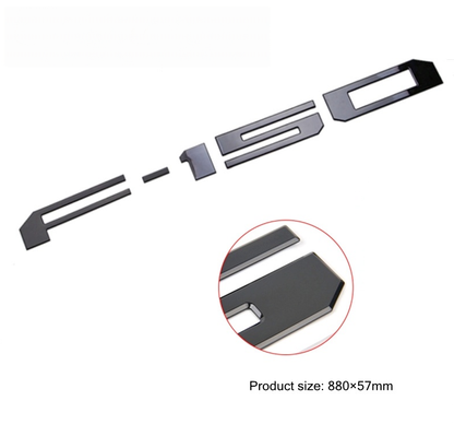 F-150 Upgrade Accessories: 3D Emblem – Tailgate Insert Lettering – Stylish Trim Designed for Pickup Owners