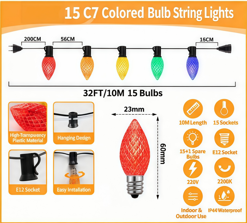 🎁2026 New Arrivals 50% OFF💥Battery Operated Strawberry String Lights – 8 Modes, Waterproof, Festive Decoration 🎃