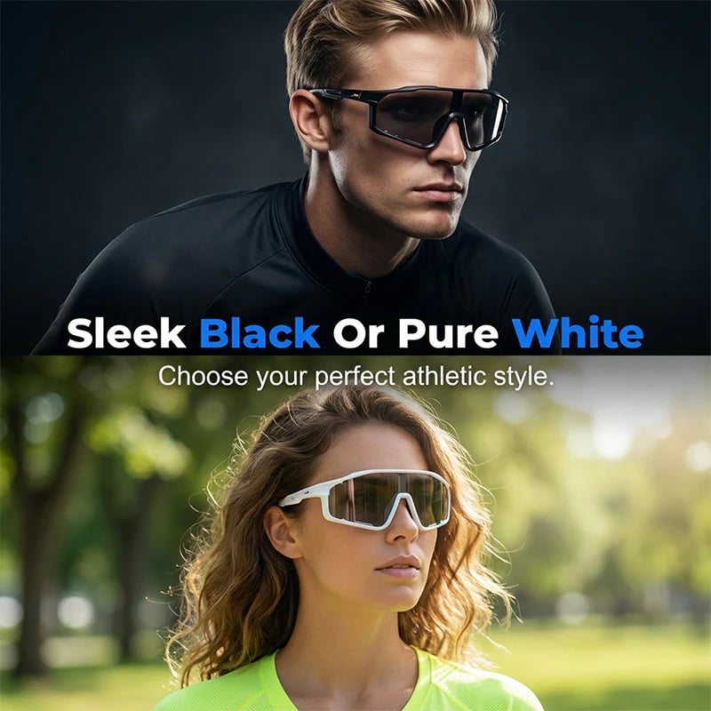 2026 HOT SALE💞50K+ SOLD!🚴 Photochromic Cycling Sunglasses – Instantly Adapt to Light Changes 🌞🕶️