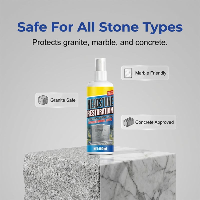 ✨ Headstone Restoration Cleaning Spray 🕯️