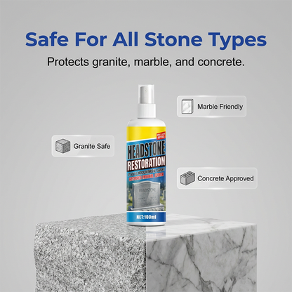 ✨ Headstone Restoration Cleaning Spray 🕯️