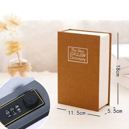 🔥2026 NEW ARRIVAL🔥Simulated Book Safe, Combination Book-style Cash Lock Box, Secret Hidden Storage Box
