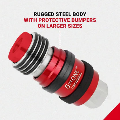 5-in-1 Universal Safety Exhaust Air Coupler