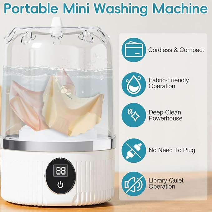Wireless Mini Washing Machine