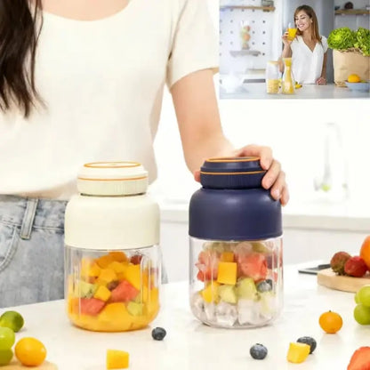 Exprimidor de frutas eléctrico portátil de gran capacidad